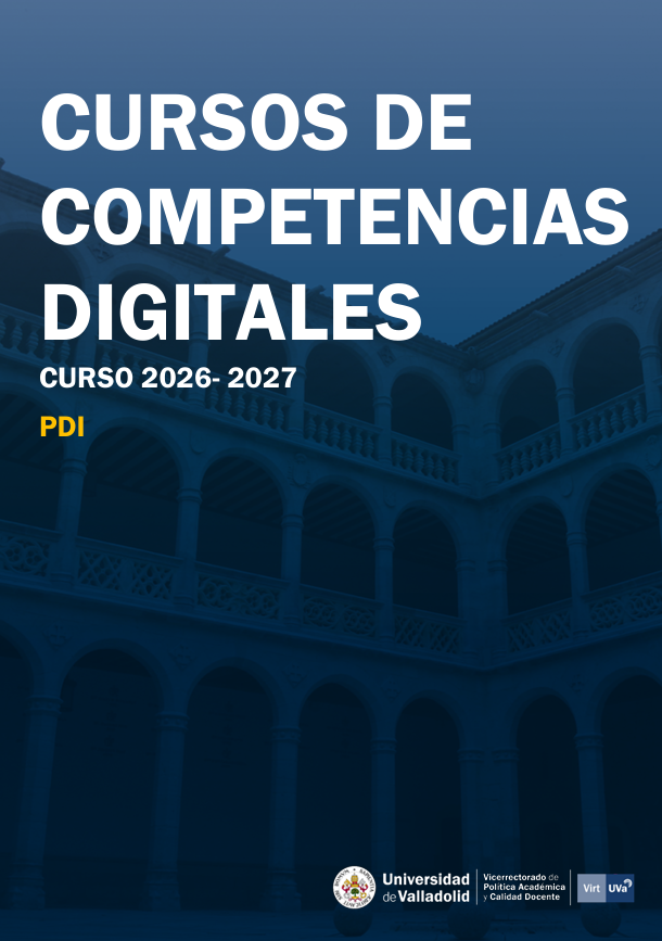 Plan de formación PDI en competencias digitales – Primer semestre 26-27
